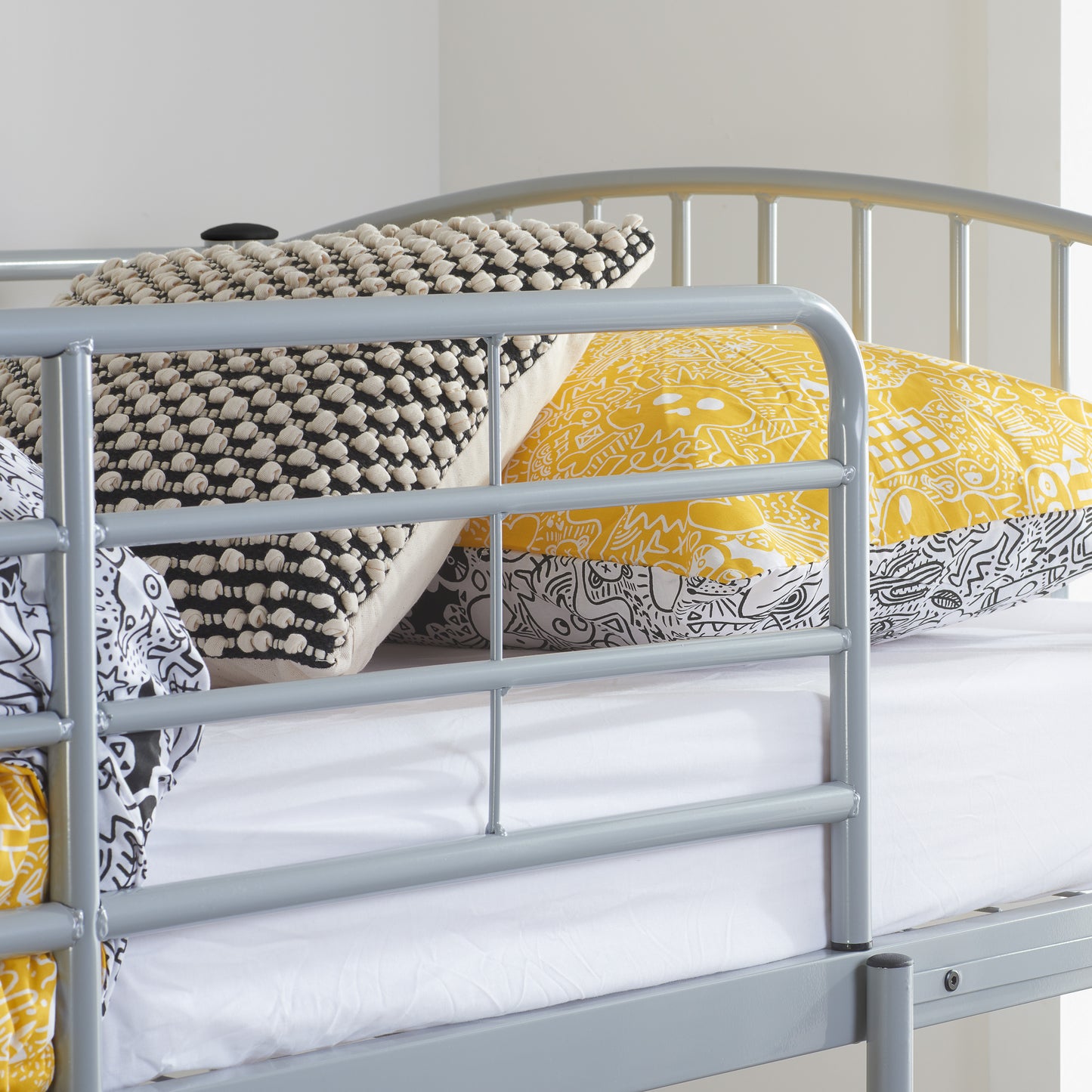 Corfu Steel Bunk Bed - Versatile and Secure Sleeping Solution