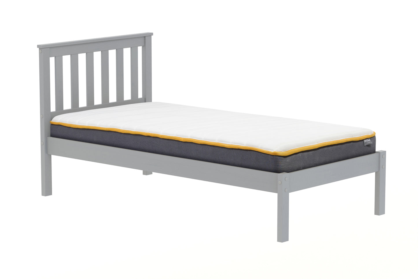 Denver Shaker Style Single Wooden Bed frame - Timeless Elegance and Durability - 3 Colour Options