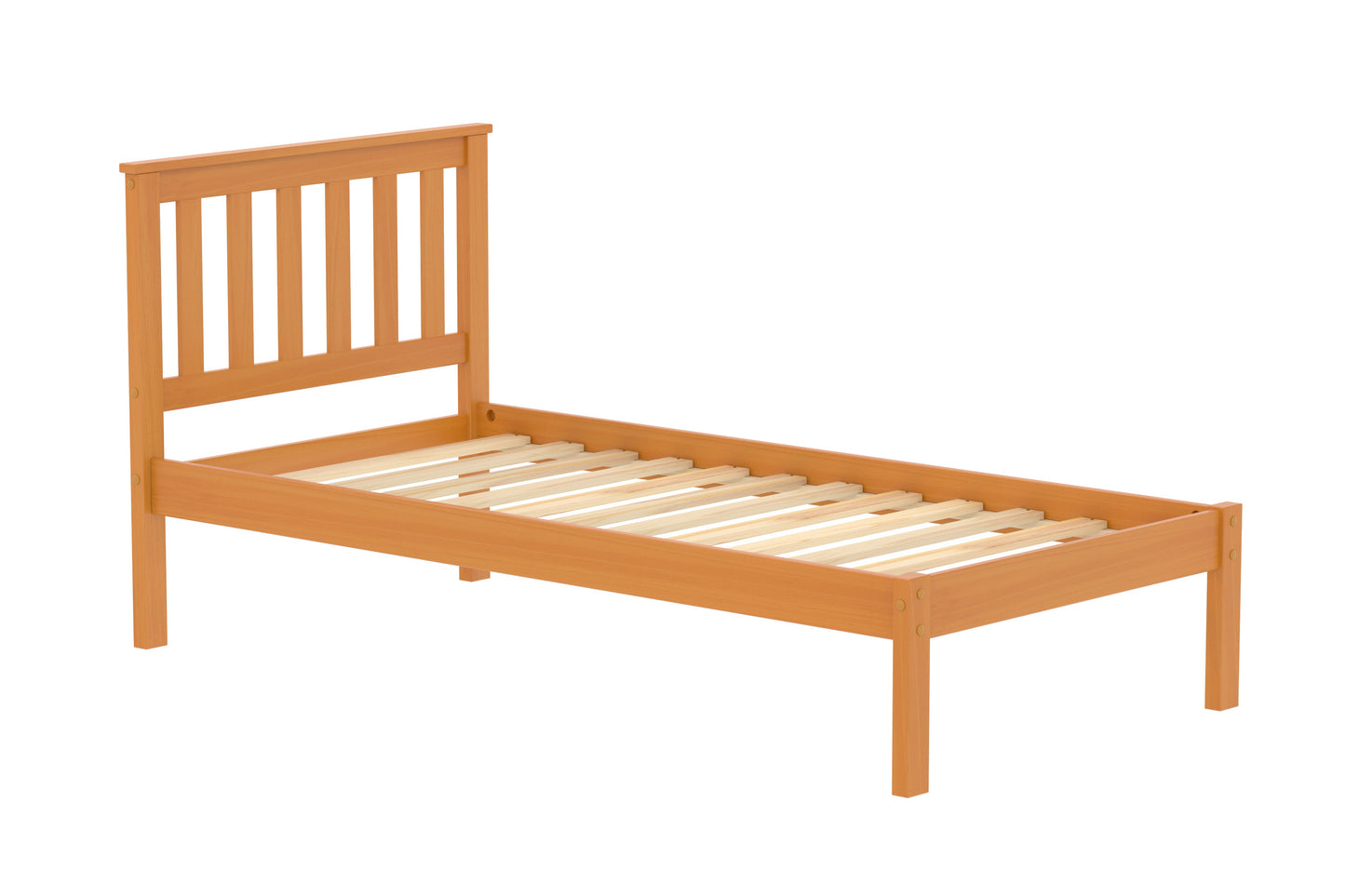 Denver Shaker Style Single Wooden Bed frame - Timeless Elegance and Durability - 3 Colour Options