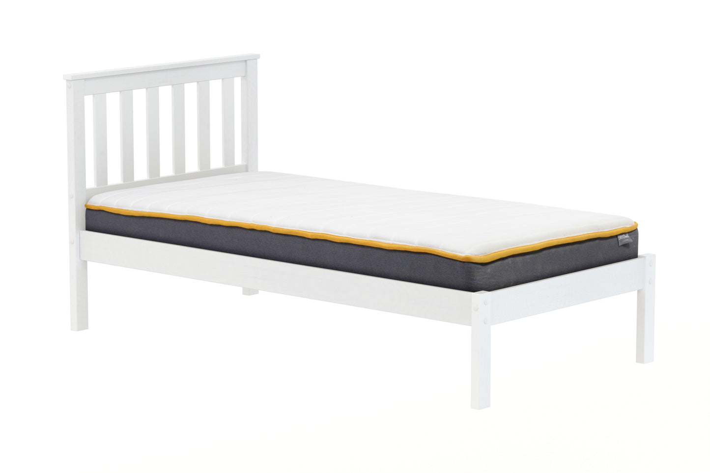 Denver Shaker Style Single Wooden Bed frame - Timeless Elegance and Durability - 3 Colour Options