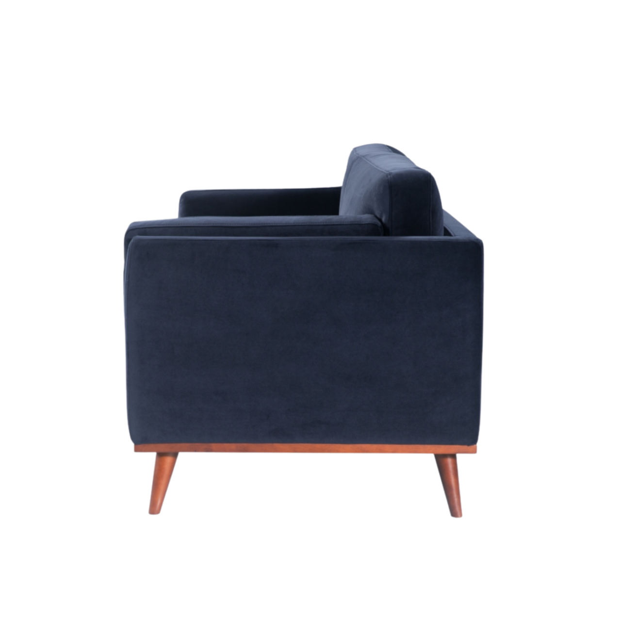 Mickey 2 seat Sofa in Midnight Blue Velvet