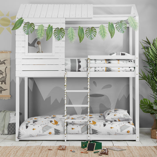 Ultimate Adventure Bunk Bed for Kids: Fun and Functional Designs: Available in Grey or White