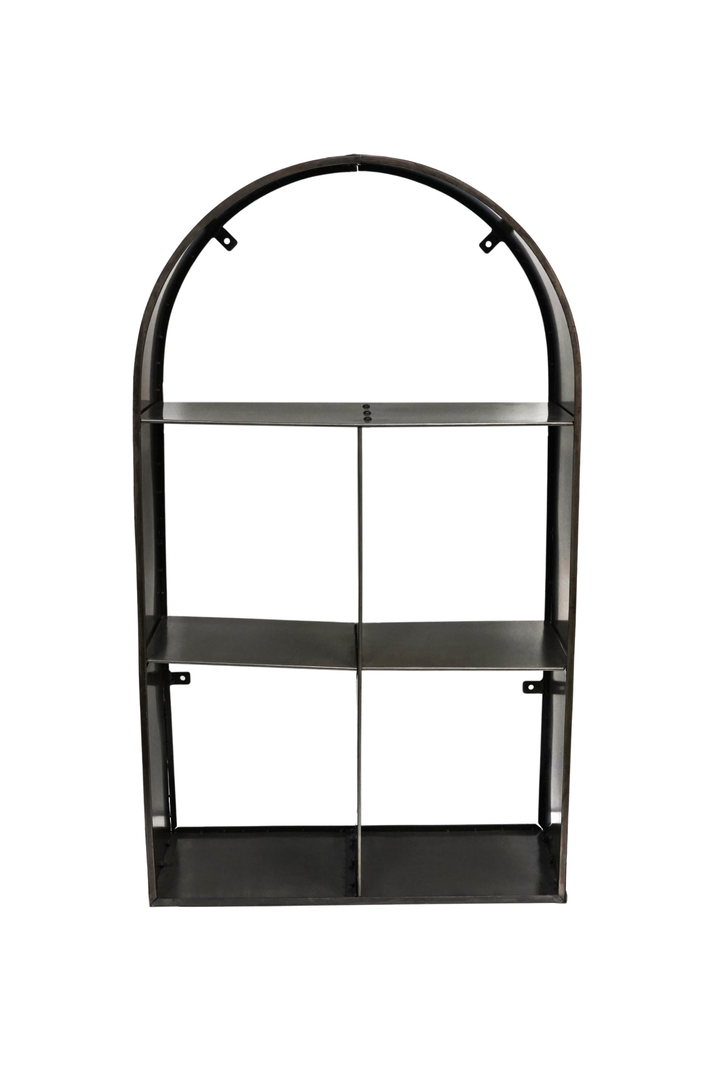 Archway Sculptural Log Storage Natural Black H125cm W73cm