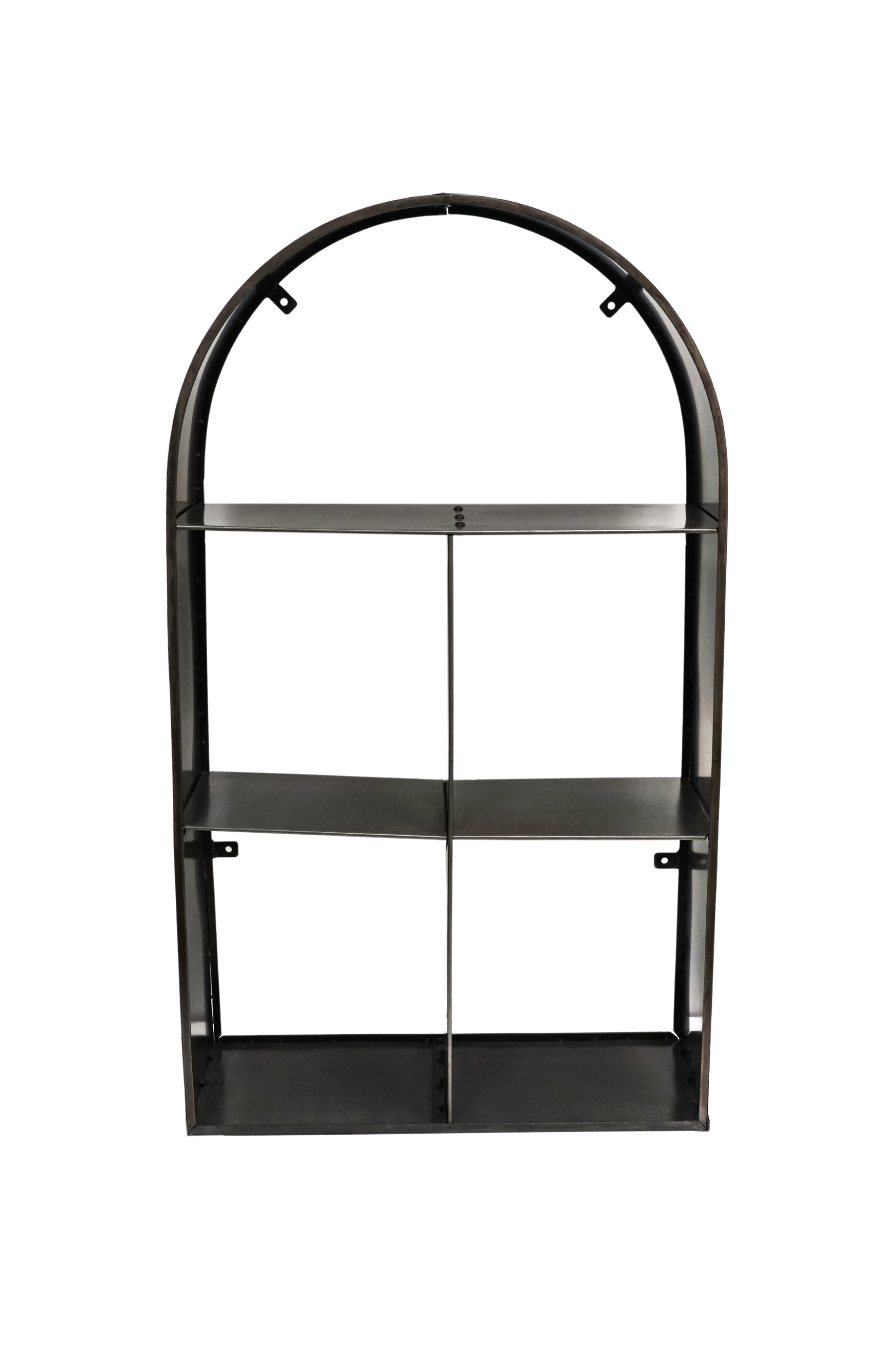 Archway Sculptural Log Storage Natural Black H125cm W73cm