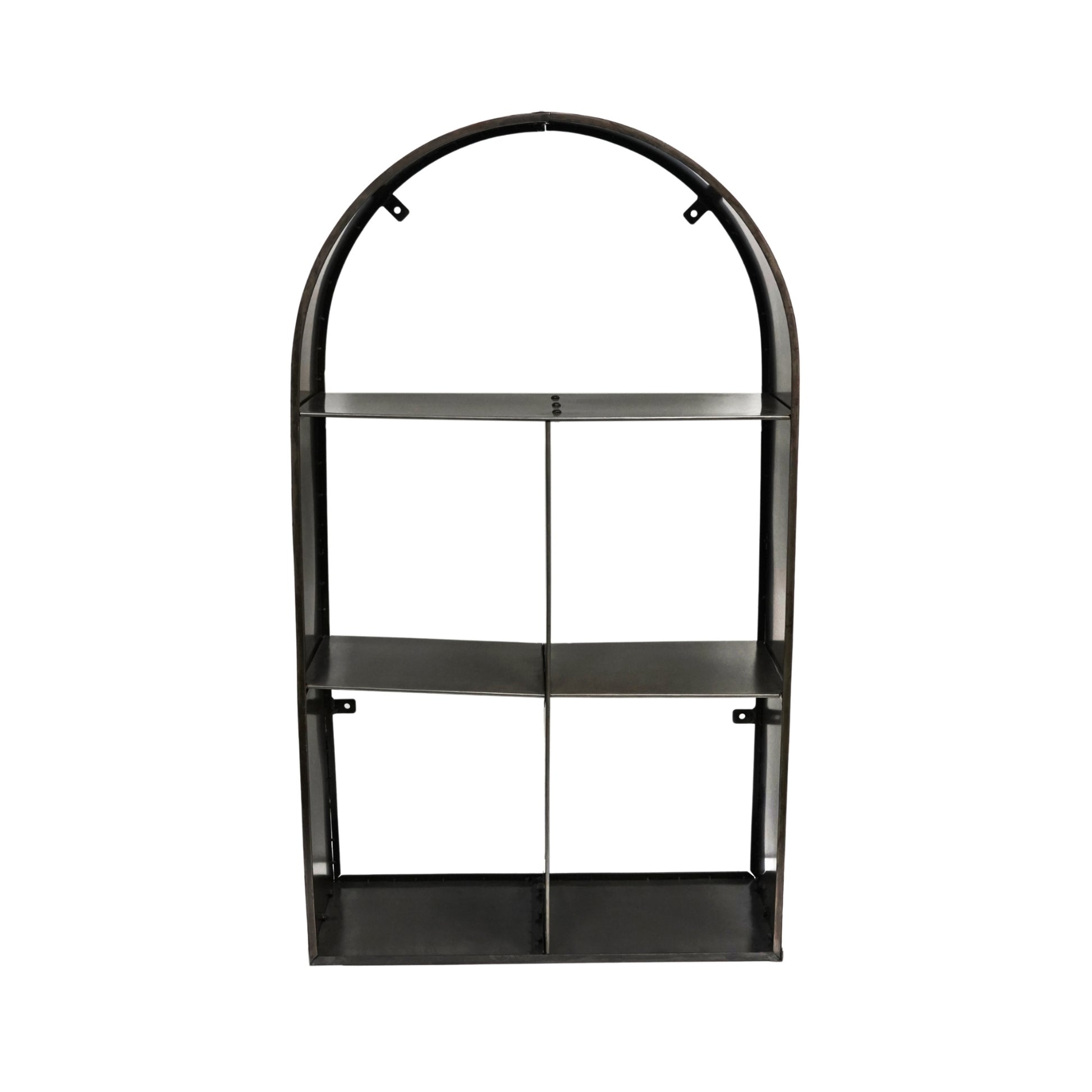 Archway Sculptural Log Storage Natural Black H125cm W73cm