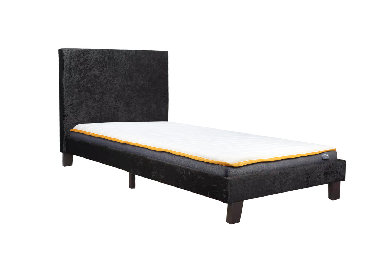 Berlin Fabric Single Bed - The Ultimate Bedroom Centrepiece - 3 Colour Options