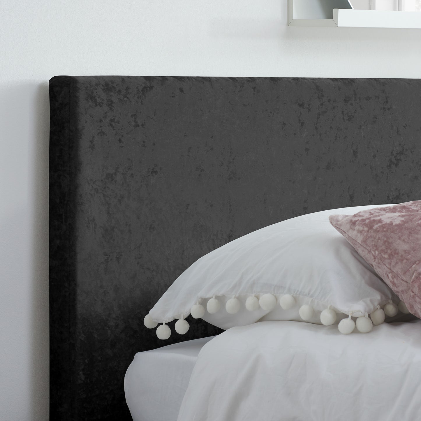 Berlin Fabric Single Bed - The Ultimate Bedroom Centrepiece - 3 Colour Options
