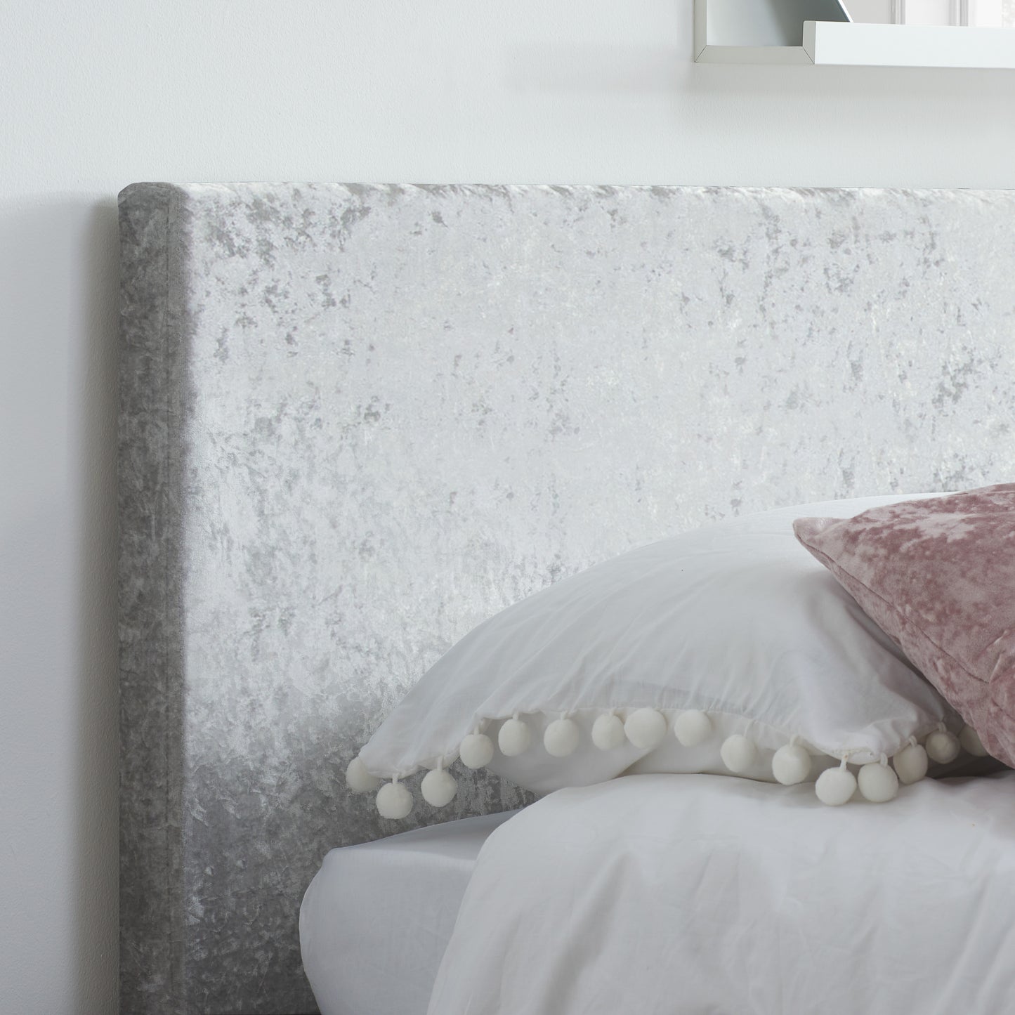 Berlin Fabric Single Bed - The Ultimate Bedroom Centrepiece - 3 Colour Options