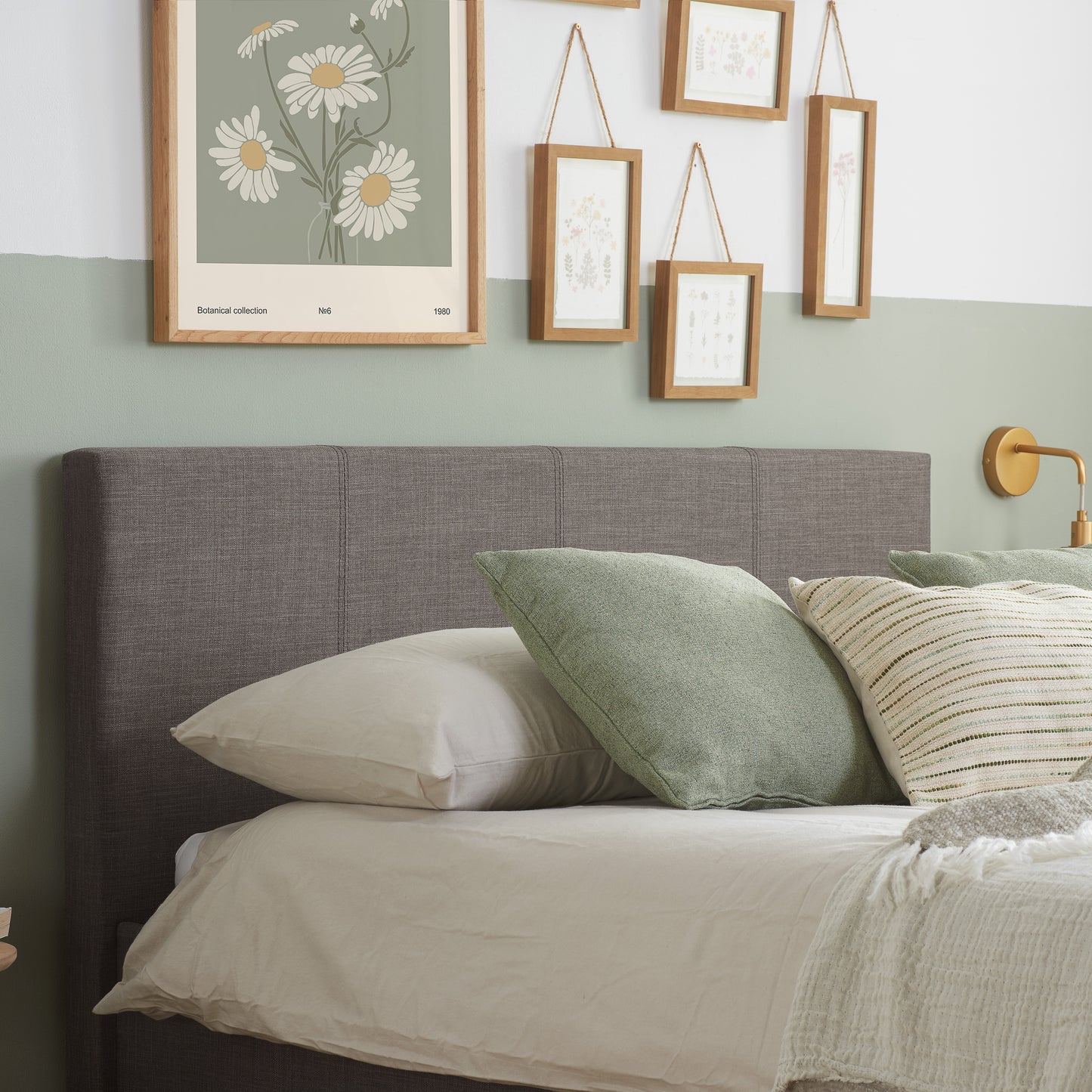 Berlin Fabric Single Bed - The Ultimate Bedroom Centrepiece - 3 Colour Options