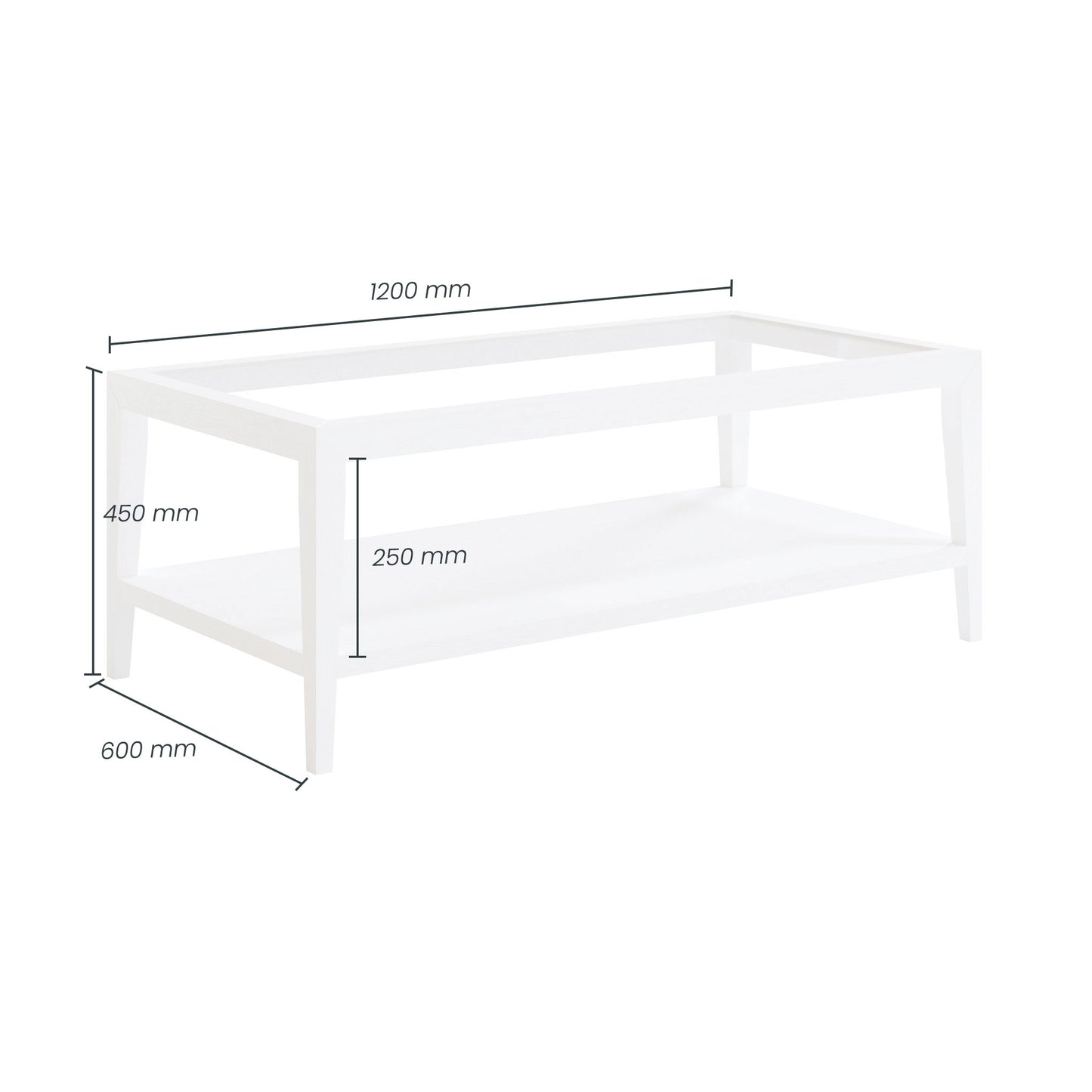 Cheriton Coffee Table in White