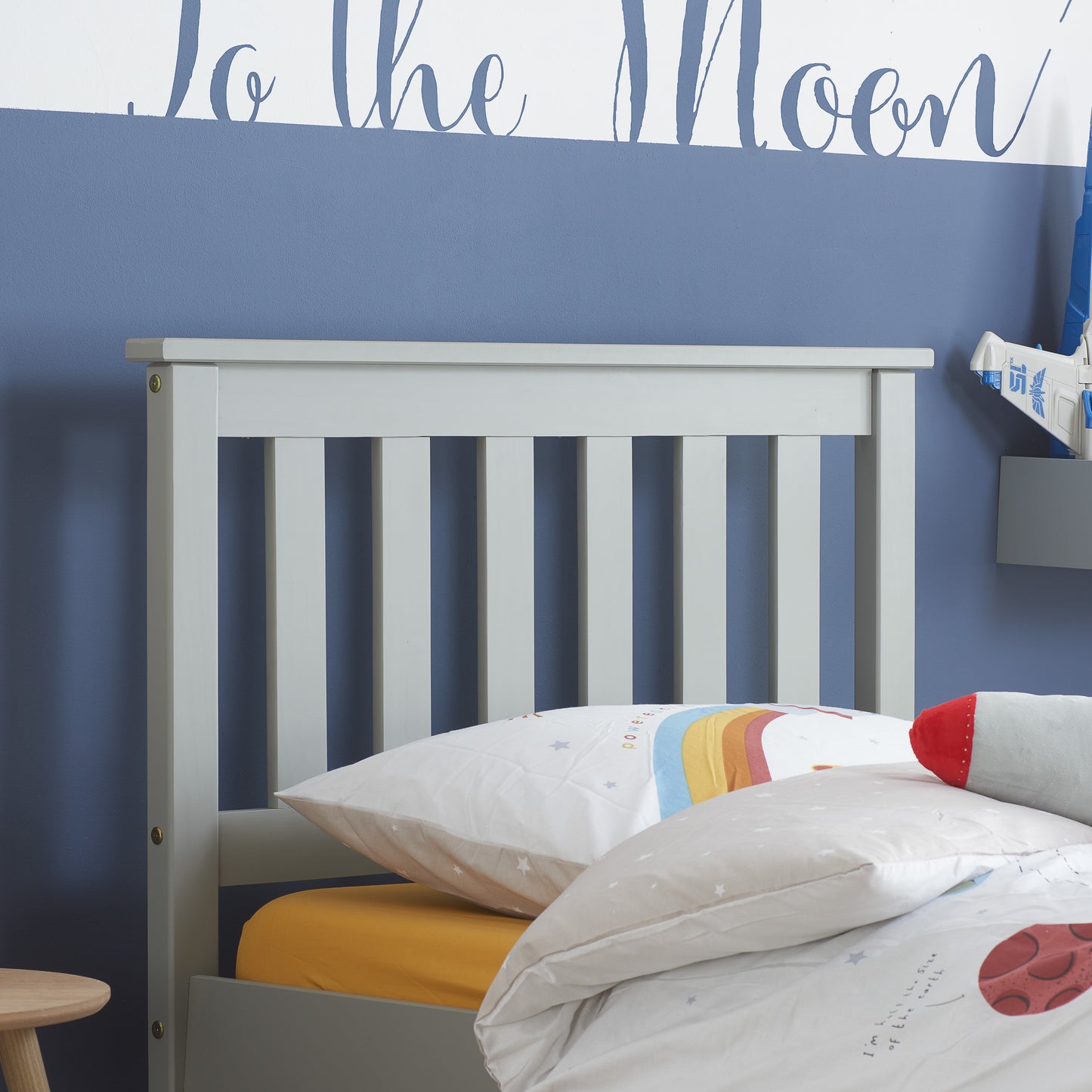 Denver Shaker Style Single Wooden Bed frame - Timeless Elegance and Durability - 3 Colour Options