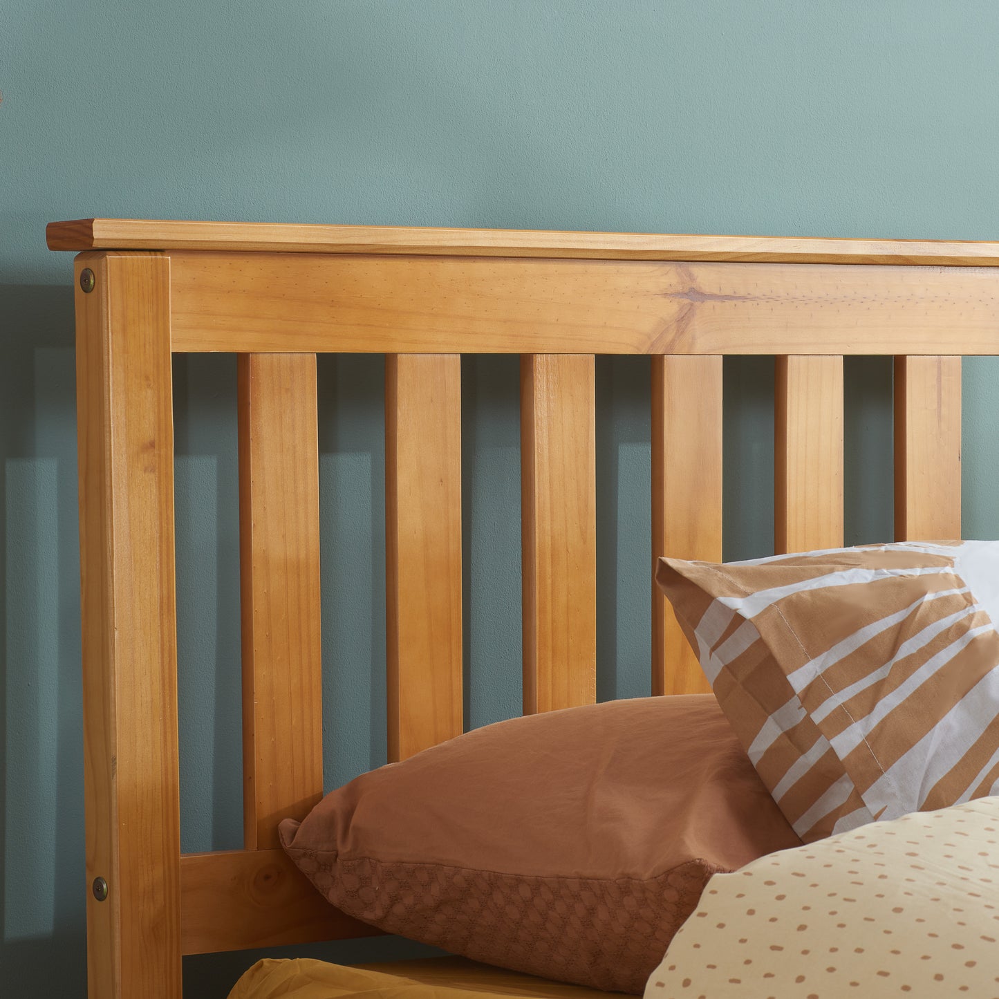Denver Shaker Style Single Wooden Bed frame - Timeless Elegance and Durability - 3 Colour Options
