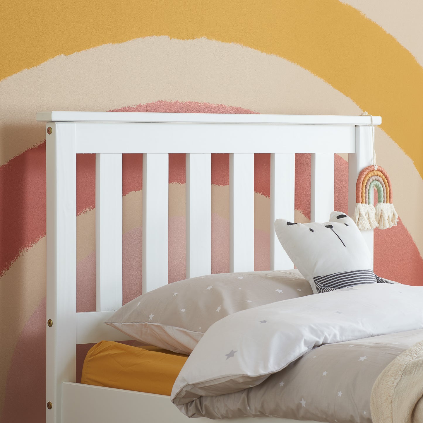 Denver Shaker Style Single Wooden Bed frame - Timeless Elegance and Durability - 3 Colour Options