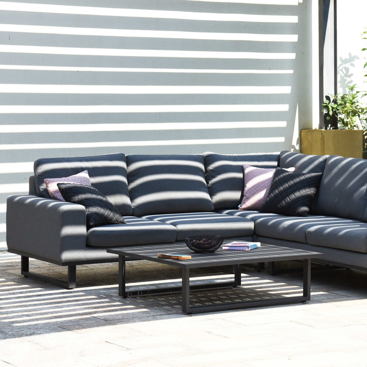Ethos Corner Sofa Group in Flanelle