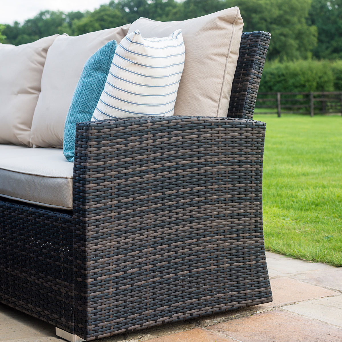 Extending Kingston Corner Dining Set in Brown