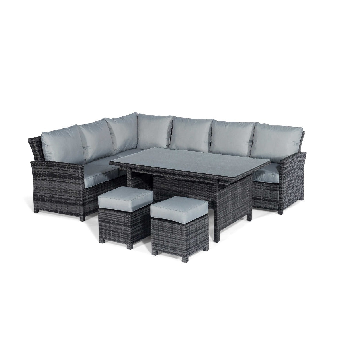 Extending Kingston Corner Dining Set in Brown