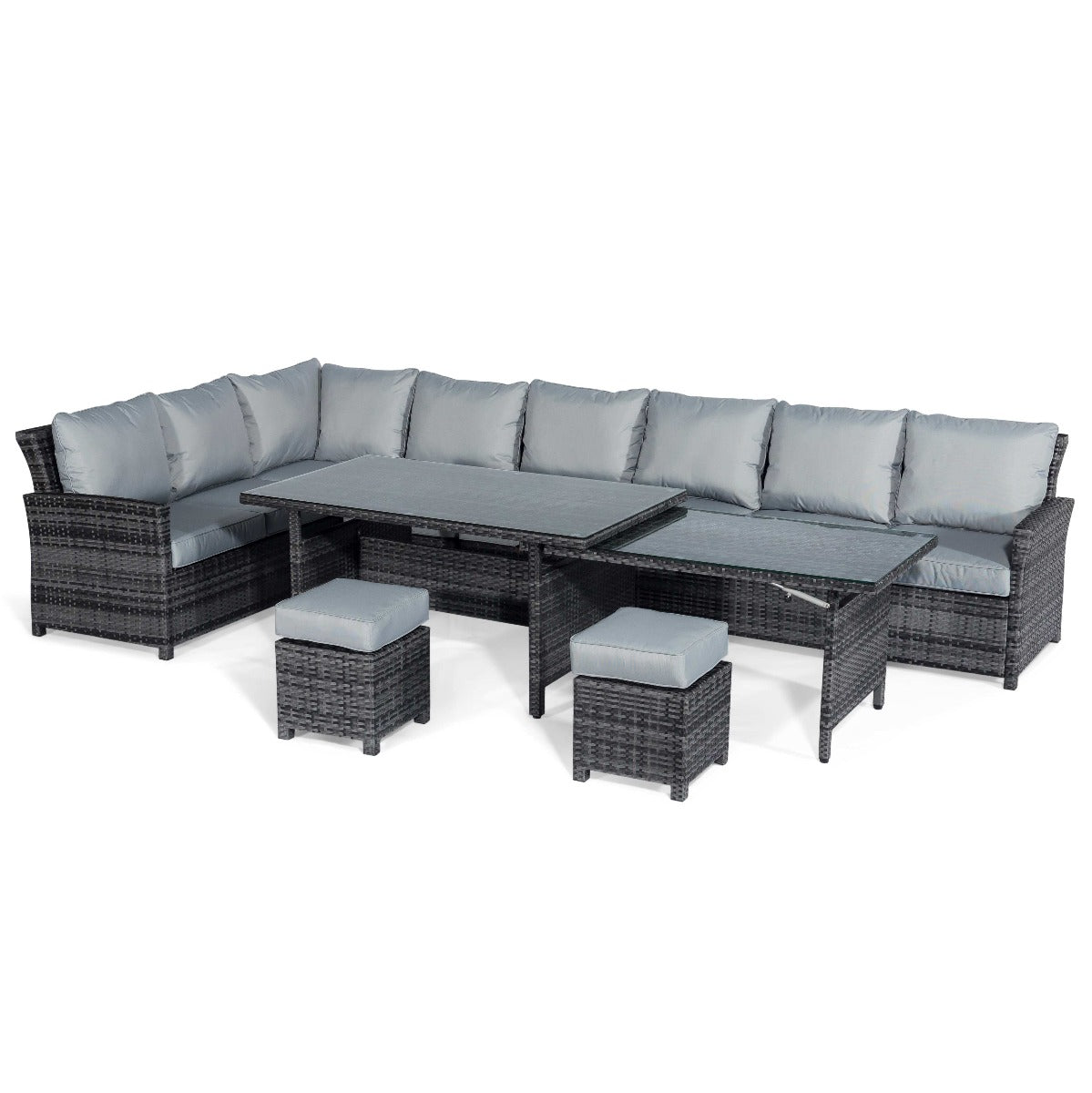 Extending Kingston Corner Dining Set in Brown
