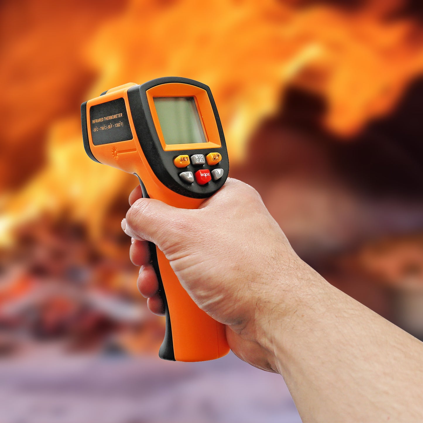 IIgneus Infrared Digital Thermometer: Precision Cooking Mastery for Wood-Fired Adventures