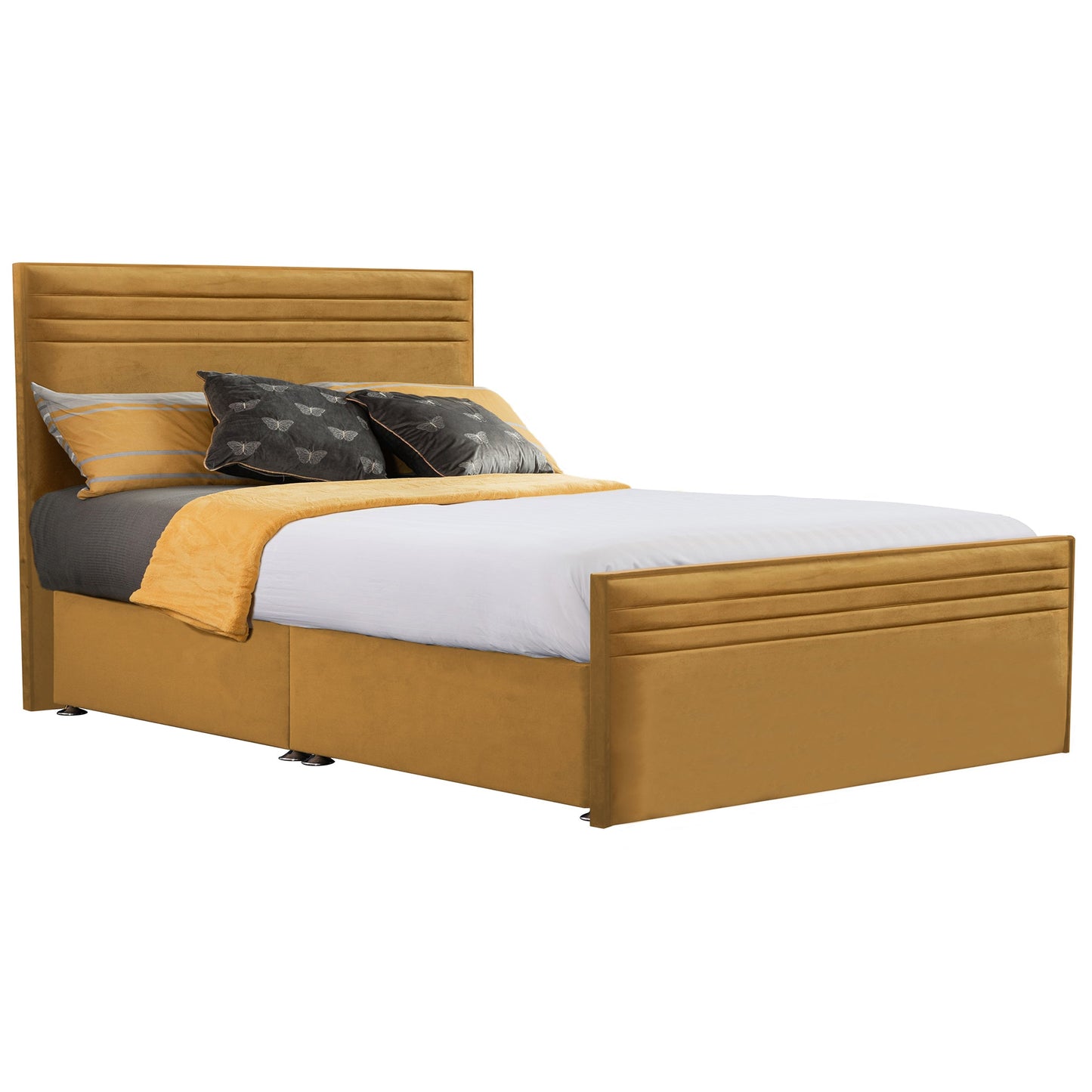 Style Chic Hybrid Fabric Super King Bed - Storage Options Available