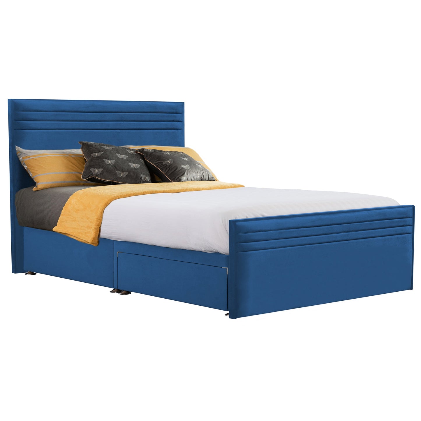 Style Chic Hybrid Fabric Super King Bed - Storage Options Available