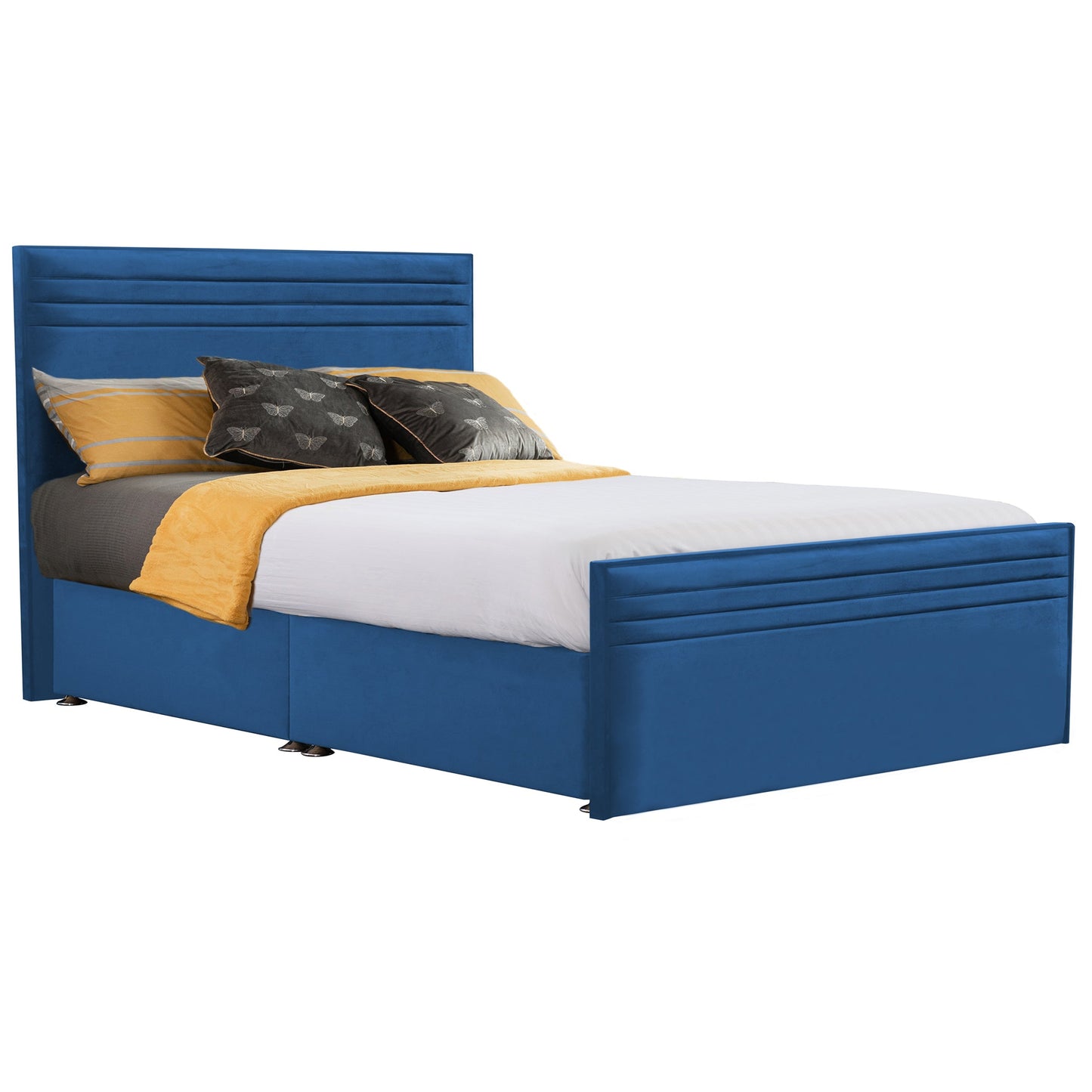 Style Chic Hybrid Fabric Super King Bed - Storage Options Available