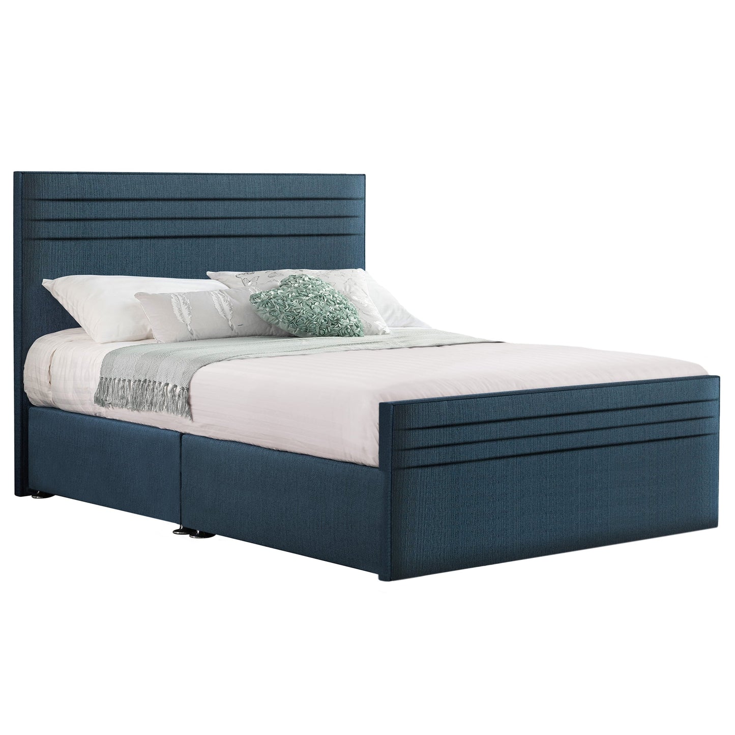 Style Chic Hybrid Fabric Super King Bed - Storage Options Available