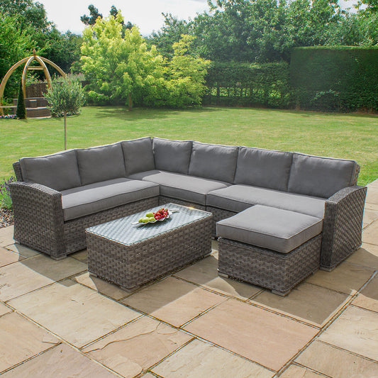Victoria Large Corner Group in Grey