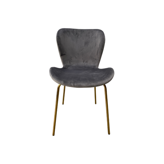 Jasmine Dining Chair - Brass Legs